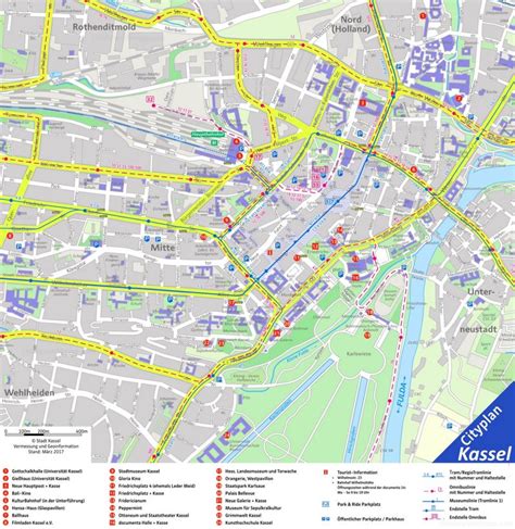 kassel city center map