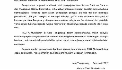 Contoh Kata Pengantar Proposal Kegiatan Sosial - Silabus Paud