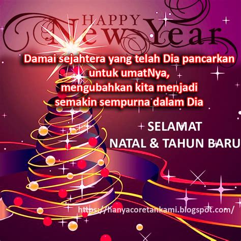 kata kata natal dan tahun baru