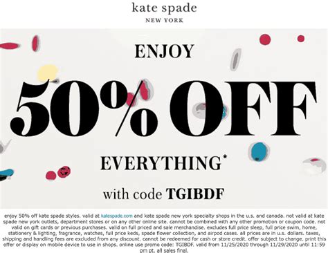 Kate Spade Discount Promo Code
