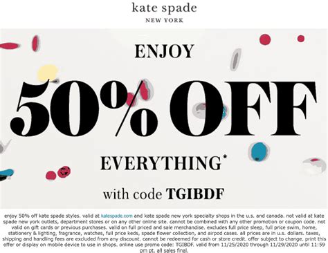 kate spade factory outlet coupons