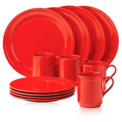 Kate Spade Red Dinnerware Set