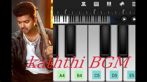 kaththi bgm keyboard notes
