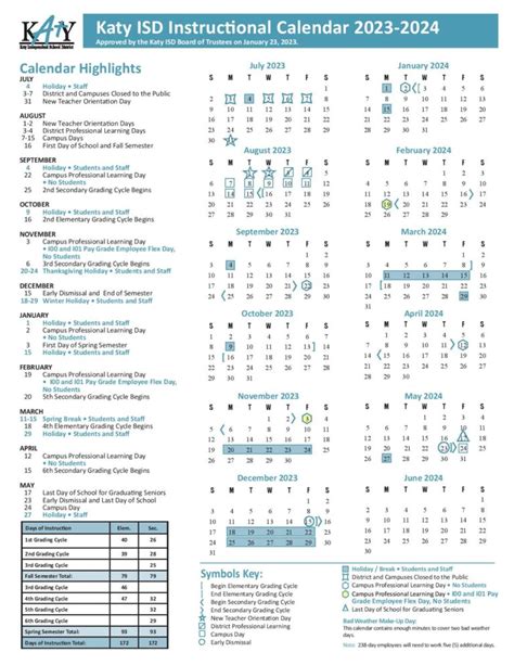 Katy Isd 2024 To 2025 Calendar