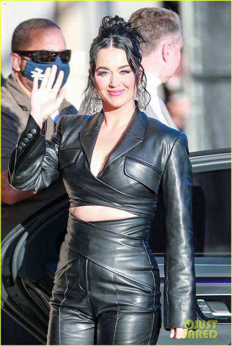 katy perry leather look