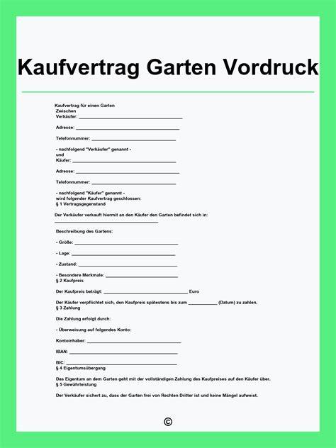 kaufvertrag garten pdf