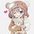 kawaii anime girl teddy bear