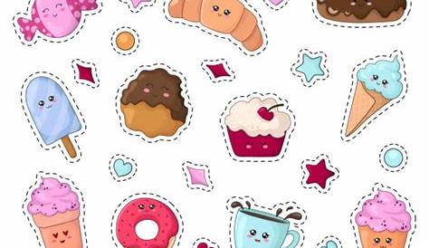 Paper & Party Supplies Paper Planner Stickers Cute Food Clipart Kawaii