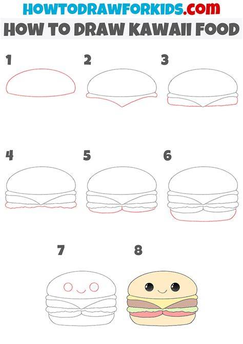 Kawaii Food Drawing Tutorial