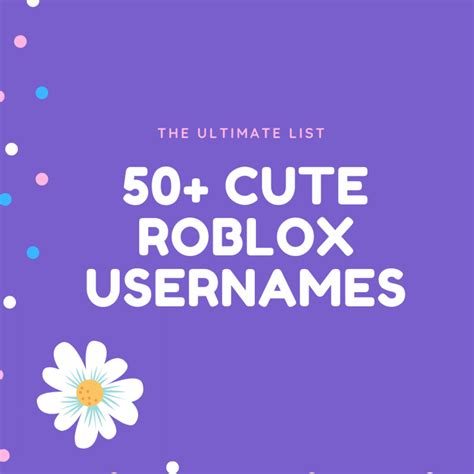 kawaii usernames for roblox