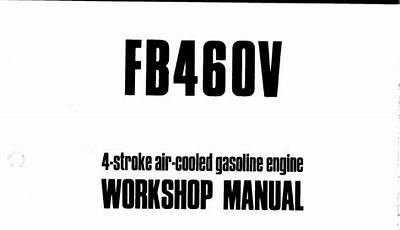 Kawasaki Fb460V Service Manual