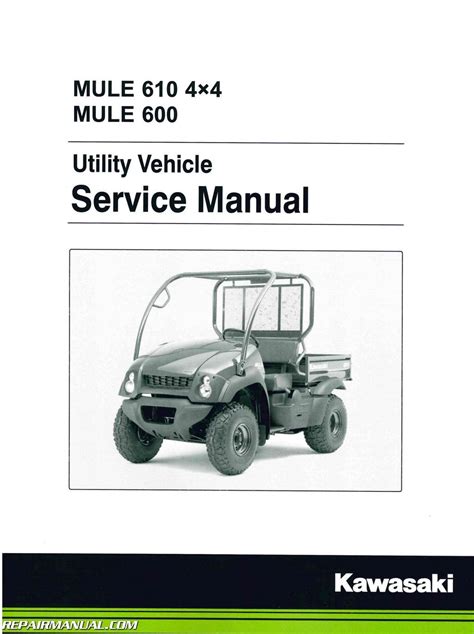 kawasaki mule 610 service manual pdf free