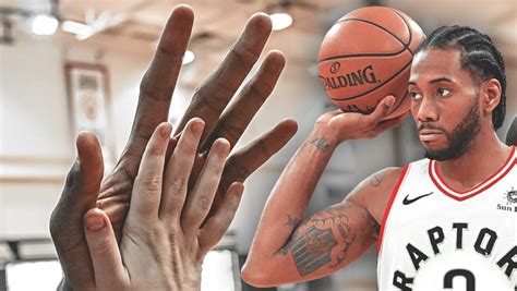 kawhi leonard hands size