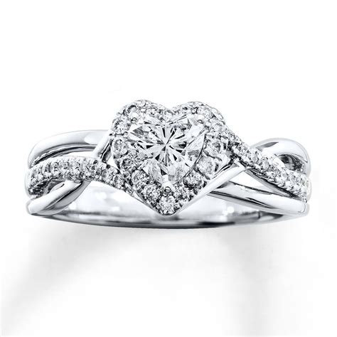 kay jewelers heart shaped engagement rings