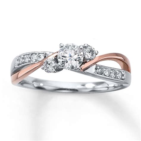 kay jewelers round cut engagement rings