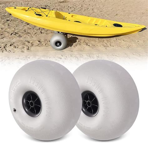 Soft Terrain Beach Wheels For Kayak Dolly or Beach Cart