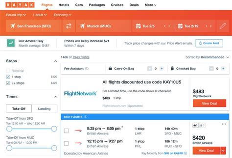 Kayak Flights Us Website