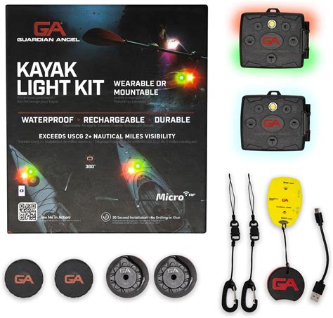 SurfStow YAKGLO Underwater Light Kit f/Kayaks 2Pack Underwater
