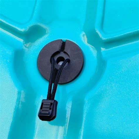 EEEkit 4pack Silicone Black Universal Boat Kayak Scupper Plugs Set