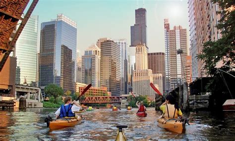 Kayaking Chicago River Groupon