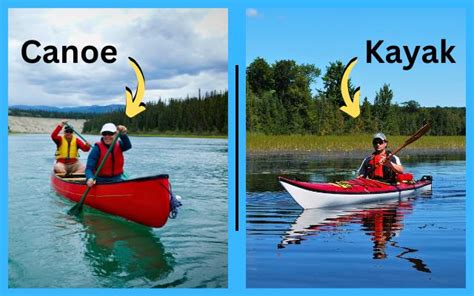 kayaking vs canoeing