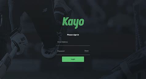 kayo sports login activate