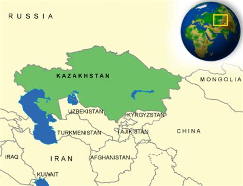 kazakh square miles climate