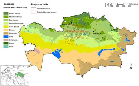 kazakhstan forest climate