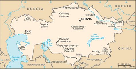kazakhstan square miles climate