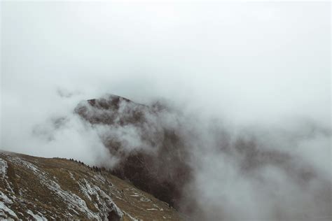 kazbegi mountains mist