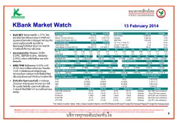 kbank market watch