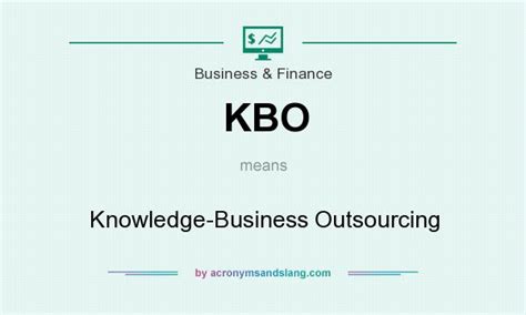 kbo meaning in business