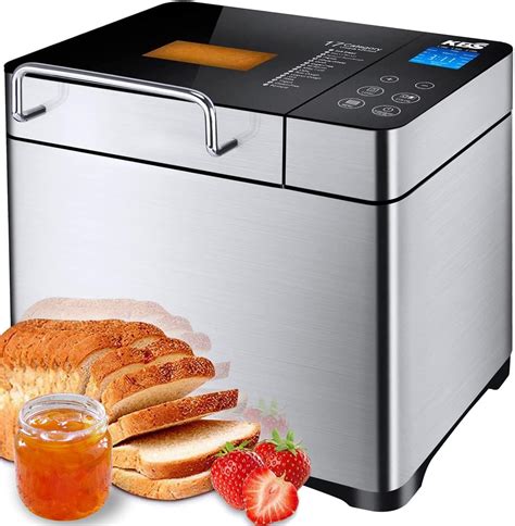 KBS 17in1 Bread Maker Machine with Dual Heaters, 710W Bread Machine