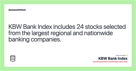 kbw regional banking index