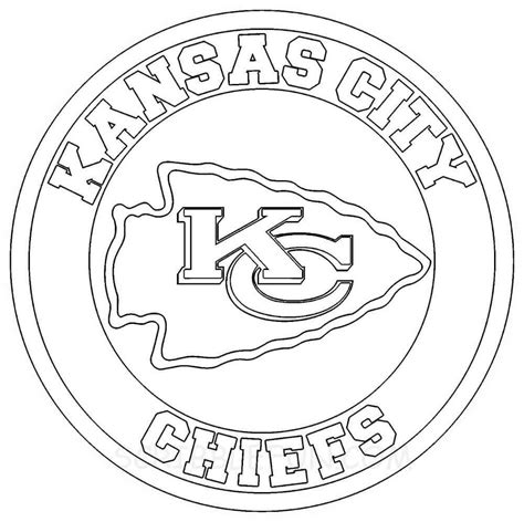 kc chiefs coloring pages free printable