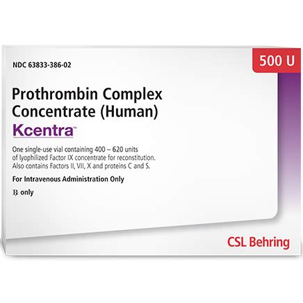 kcentra generic name