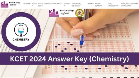 kcet chemistry answer key 2024
