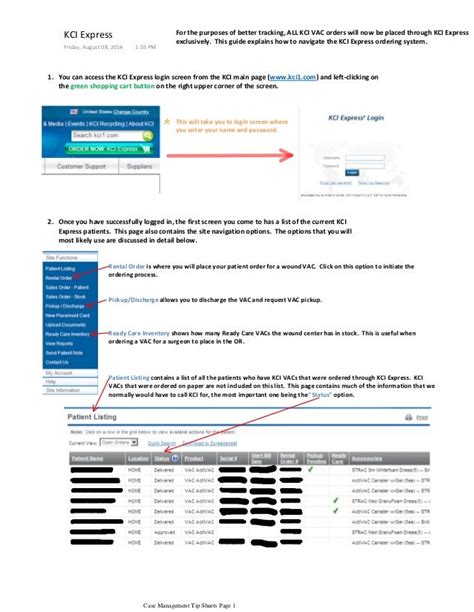 kci express web portal