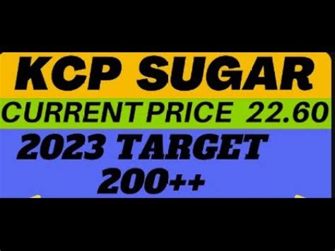 kcp sugar share price