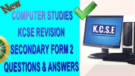kcse revision questions and answers