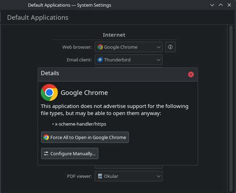 Configure Default Applications For GNOME And KDE on Linux