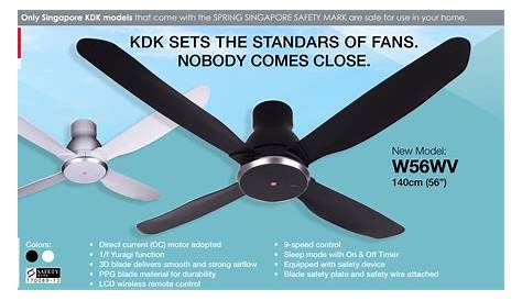 Kdk Ventilation Fan Malaysia [ 6" / 8" ] KDK Glass Exhaust Ventilating 15WUD 20WUD