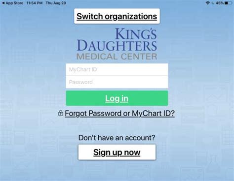kdmc mychart login