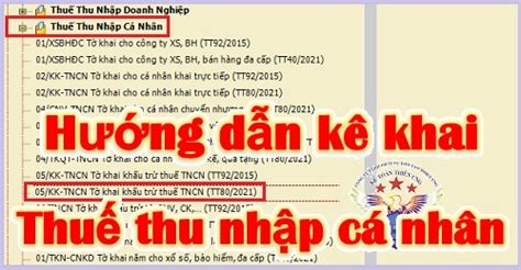 ke khai thu nhap ca nhan