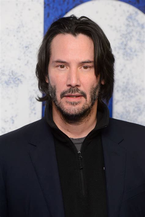 keanu reeves hair type