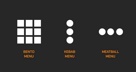 kebab menu icon