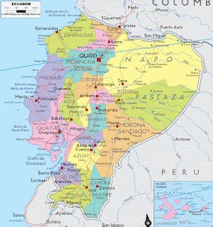 keberagaman geografis di negara Ekuador
