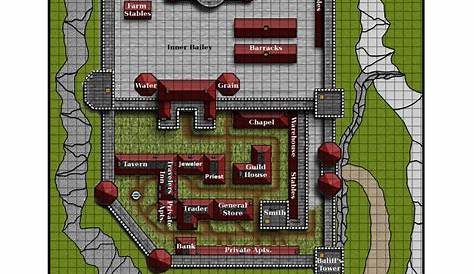 Caves of Chaos Keep on the Borderlands Ravine Map DM Version r