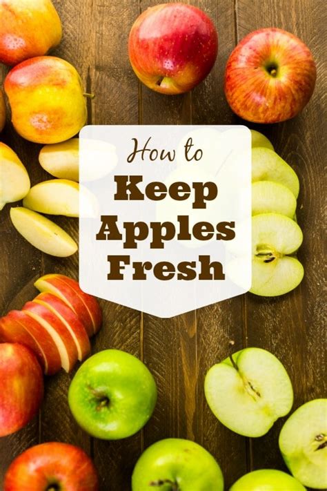 keep apples fresh