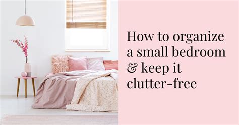 keep clutter bedroom